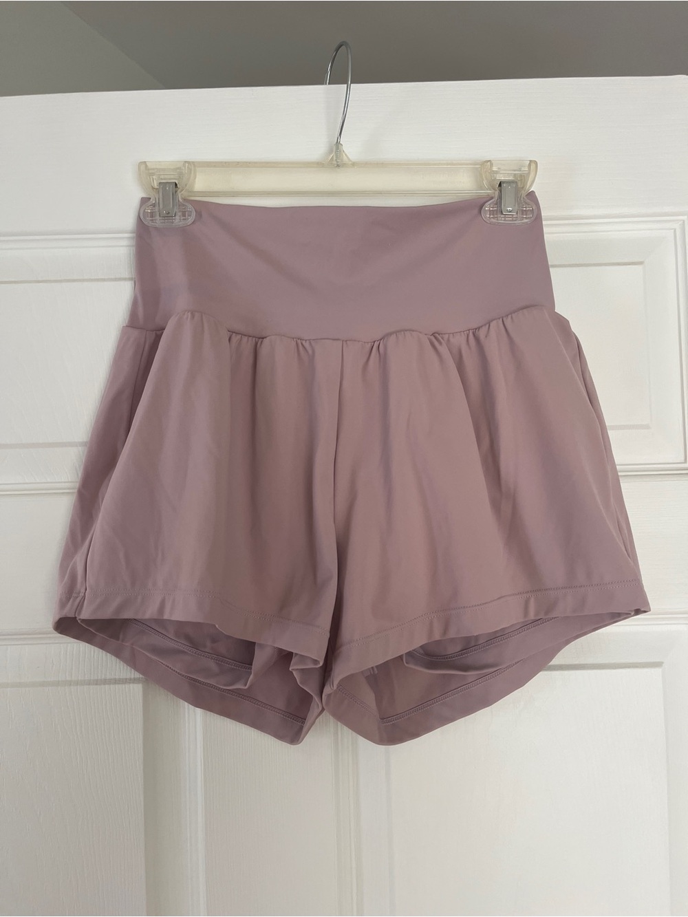 HALARA Pink Purple High-Rise Athletic Shorts